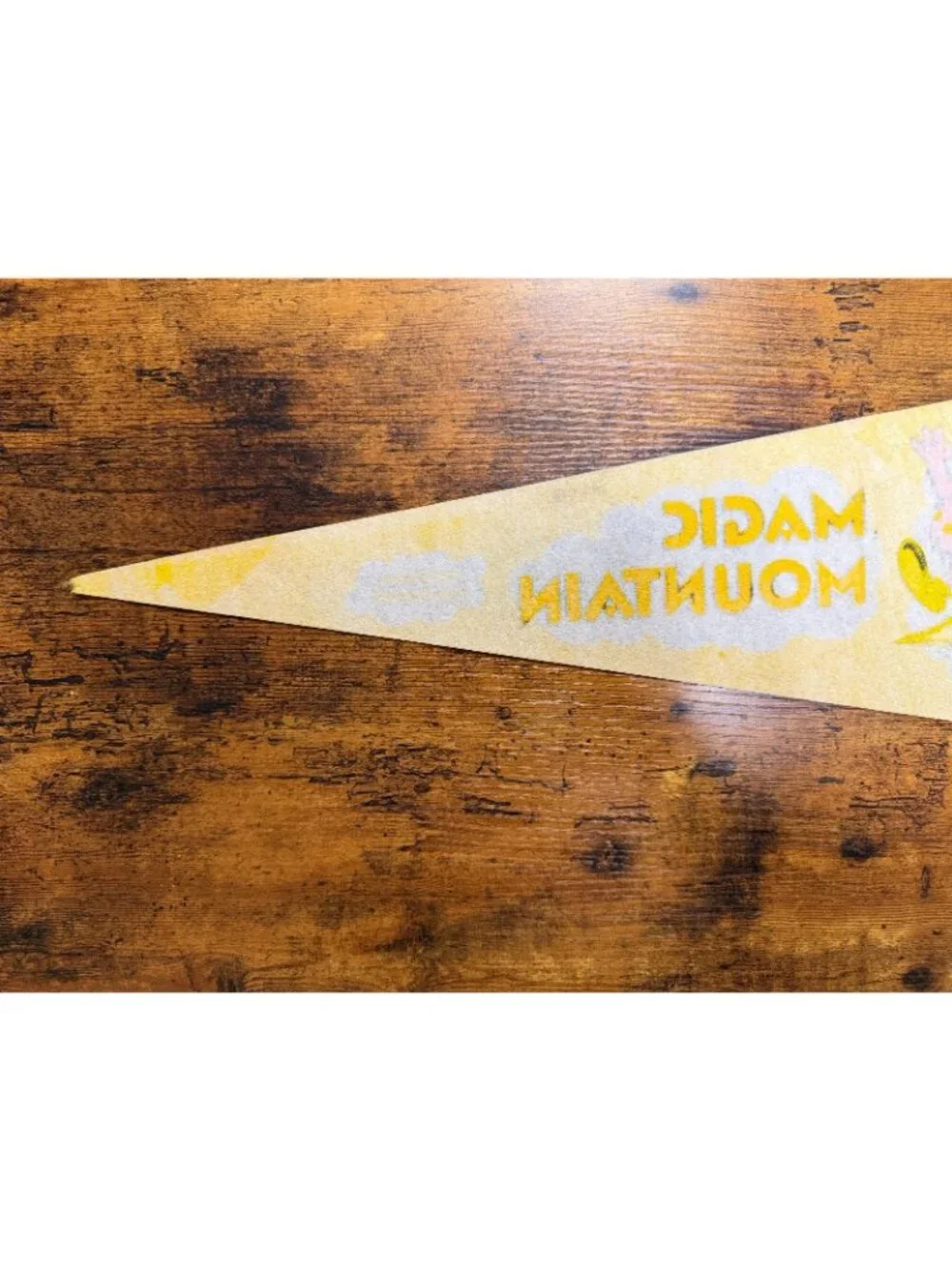 Vintage Magic Mountain Valencia, California pennant